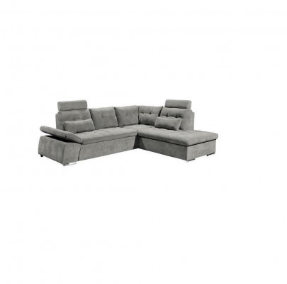 Design Eckcouch L-Form Sofa Canapé Bettfunktioun Polster Schlofsofa Textil