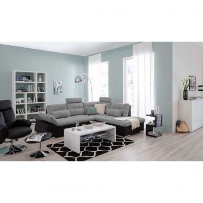 Eckcouch L-Form Sofa Couchen Design Polster Modern Lieder Textil Bettfunktioun