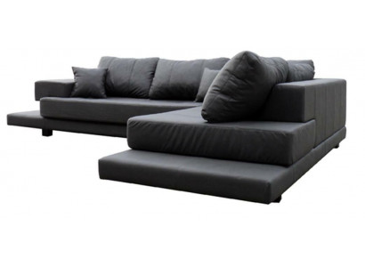 Design Esk Ecksofa L-Form Modern Sofas Ledersofa Canapé Wunnlandschaft
