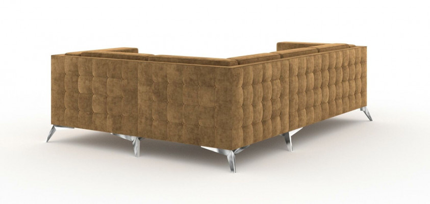 Stoff L-Form Couch Wunnlandschaft Ecksofa Garnitur Modern Design Sofa