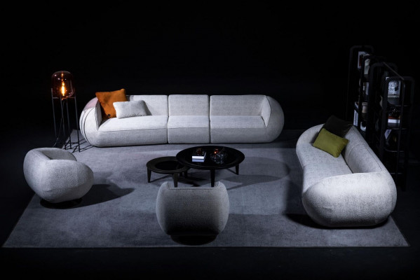 Canapé-Set Wunnzëmmermoöbel Fënnefsëtzer Véiersëtzer Fauteuil Set Designer Moöbel
