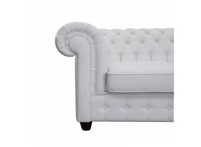 Chesterfield 3+1 Liederdivan Schloofdësch Funktioun Bett Lieder Canapé Sofa Garnitur Sofa