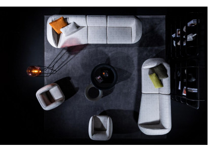 Sëtzgrupp Wunnzëmmer Set Fënnefsëtzer Fauteuil Véiersëtzer Polstersofae Sofagarnitur