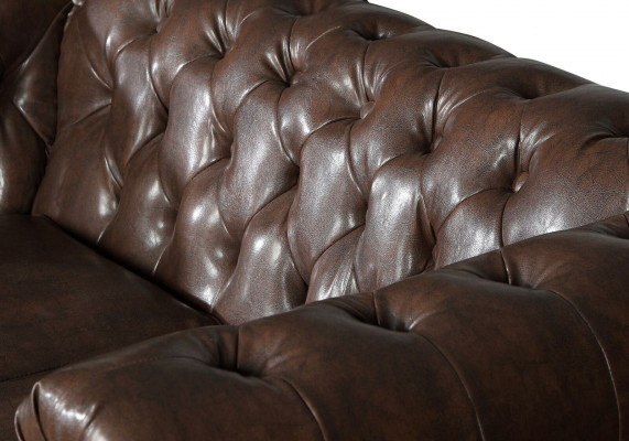 Designer Chesterfield Sofagarnitur Sofa Couch Polsterset 3+2+1 Sëtz.