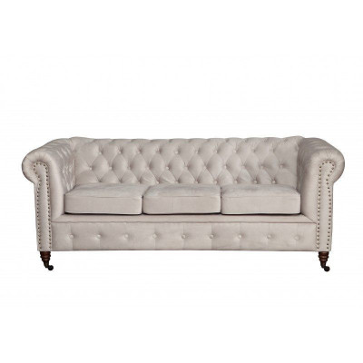 Chesterfield Canapé-Sët 3+2+1 Oxford Sofa Polster Set Sofas Couchen Lieder