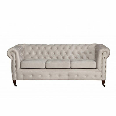 Chesterfield 3+2+1 Sëtz Sofagarnitur + Hocker Canapé Sofa Lieder Textil Couchen