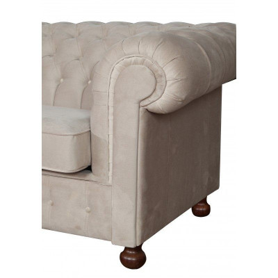 Chesterfield Sofa-Set 3+2+1 Mello Couch Polster Set Sofas Couchen Nei