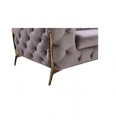 Designer Chesterfield Canapé-Set Sofa Canapé Polsterset 321 Sëtzgrupp Nei
