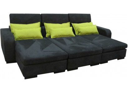 Moderm Canapé Luxus Textil Canapéen Polster 3 Plazen Canapéen Stoff Nei xxl grouss