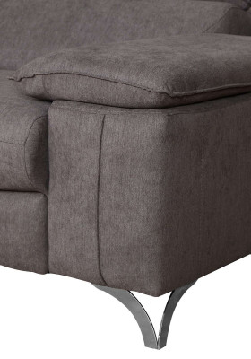 Design Ecksofa L-Form Bettfunktion Couch Lieder Textil Sofa Multifunktion