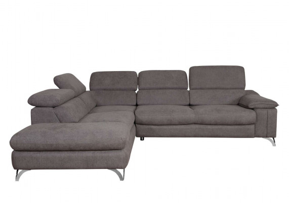 Design Ecksofa L-Form Bettfunktion Couch Lieder Textil Sofa Multifunktion