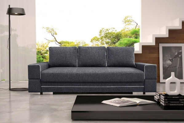 4-Sëtzer Sofa Couch Polster Couchen Sofas Sëtzer Grouss XXL Sëtz Textil Stoff