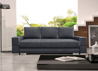 4-Sëtzer Sofa Couch Polster Couchen Sofas Sëtzer Grouss XXL Sëtz Textil Stoff