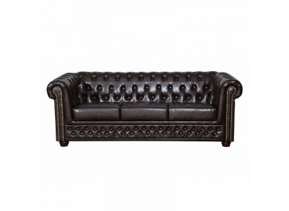 Chesterfield Sofa-Set Sofa 3+1+1 Couch Polsterset Sofen Couchen Yorki Nei