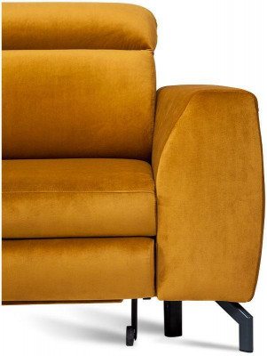 Eckcouch Design Schlofcouch Mat Bettfunktioun Textilpolster Sofas Mat Bettkascht