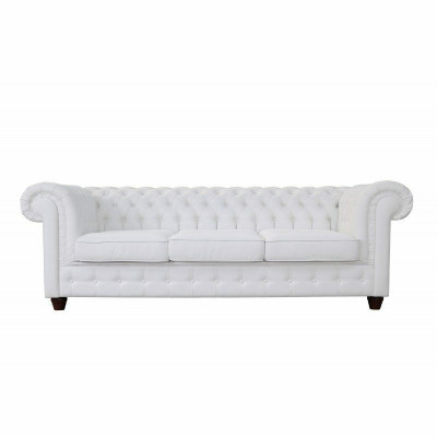 Chesterfield Mello 3-Sëtzer mat Bettfunktioun Couch Polster Sofase Couchen Sofa