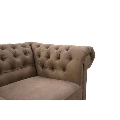 Chesterfield Cambridge 3-Sëtzer mat Bettfunktion Couch Polstersofa Couchen Nei