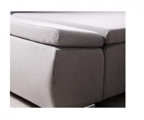 Stoff U-Form Canapé Wohnlandschaft Ecksofa Garnitur Design Modern Sofa