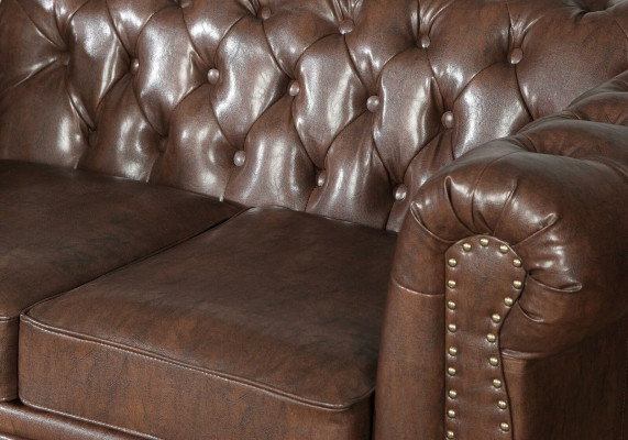 Chesterfield Kanapee Setztverkleedung Sofa Canapé Polster 3 2 Sëtz Lieder Sofasen Stoff Neien