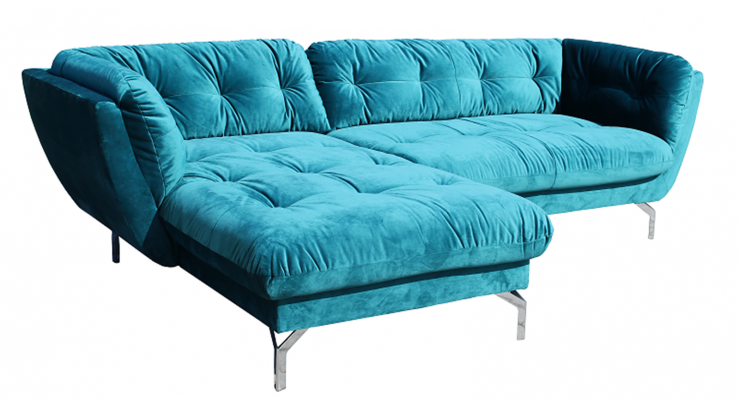 Ecksofa L-Form Sofa Couch Design Couchen Polster Stoff Nei Eck Garnitur