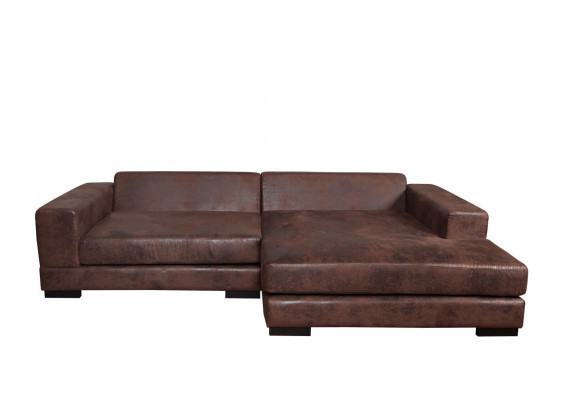Grouss Sofa Canapé Ecksofa Vintage XXL Polster Eck Garnitur Wunnlandschaft