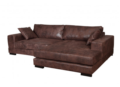 Grouss Sofa Canapé Ecksofa Vintage XXL Polster Eck Garnitur Wunnlandschaft