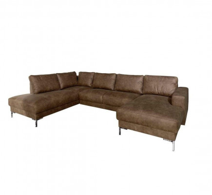 Eck Ecksofa U-Form Wunnlandschaft Sofa Couch Polster Garnitur Vintage