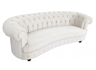 Chesterfield 3 Sëtzer Designer Polster Couch Sofa Sofae Couchen Textil Stoff Neit