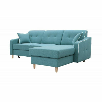 Design Eckcanapé Sofa Sina Schloffunktion Canapé Polster Sëtz Eck Canapéen Schlofsofa