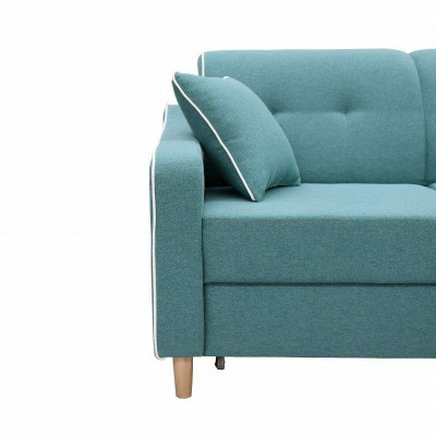 Design Eckcanapé Sofa Sina Schloffunktion Canapé Polster Sëtz Eck Canapéen Schlofsofa