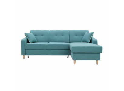 Design Eckcanapé Sofa Sina Schloffunktion Canapé Polster Sëtz Eck Canapéen Schlofsofa