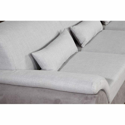 Design Ecksofa Sofa Schloflut Couch Polster Sëtz Eck Sofasen Bettfunktioun Eck