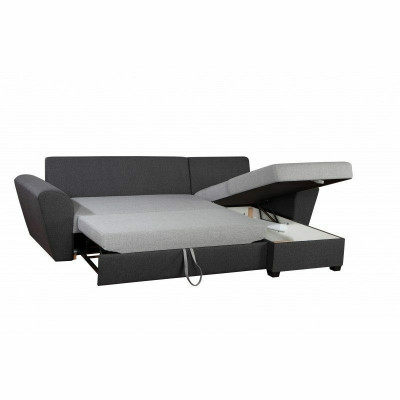 Design Ecksofa Sofa Bettfunktioun Alina Couch Polster Sëtz Eck Sofasen Nei