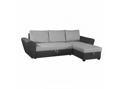 Design Ecksofa Sofa Bettfunktioun Alina Couch Polster Sëtz Eck Sofasen Nei