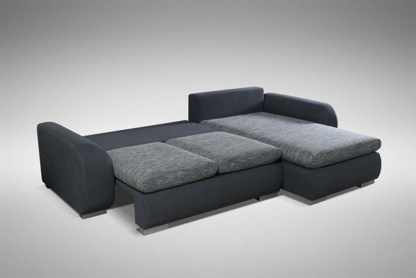 Eck-Couch Bettenfunktion Couch Grai Polster Couchen Textil Sofae Sofa