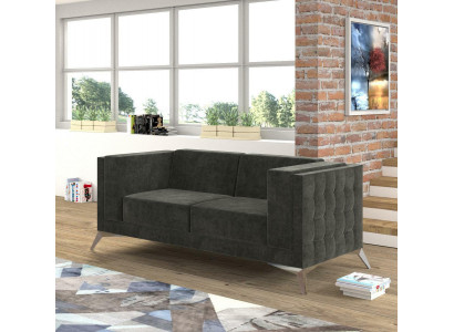 Chesterfield Couch Sofa Polster 2 Sëtz Couchen Sëtz Garnitur Sofas Gro Nei