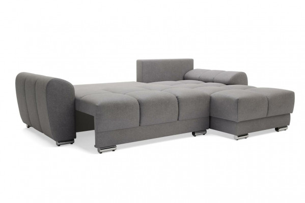 Komfortabel Schlofschlofen Couch mat Bettfunktioun Sofa Polster Eckgarnitur Ecksofa