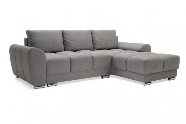 Komfortabel Schlofschlofen Couch mat Bettfunktioun Sofa Polster Eckgarnitur Ecksofa