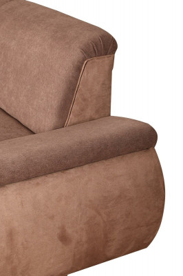 Bettfunktion Stoff Ecksofa L-Form Sofa Couch Polster Design Canapé Textil