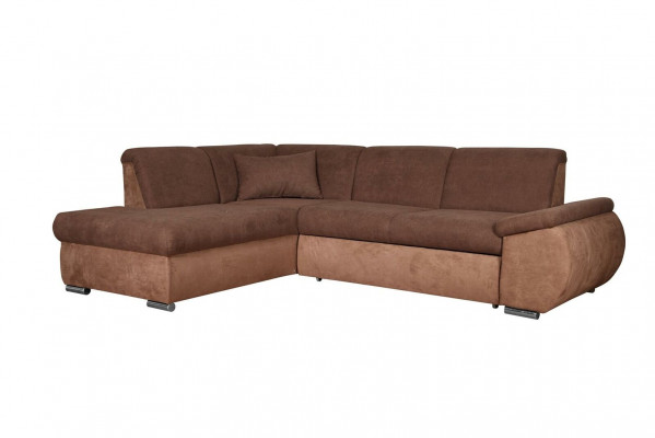 Bettfunktion Stoff Ecksofa L-Form Sofa Couch Polster Design Canapé Textil