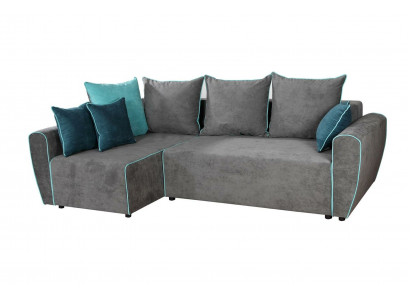 Grouss Canapé Couch Eckcanapé Schlofzëmmer XXL Polster Eck Garnitur Stoff Wunnlandschaft