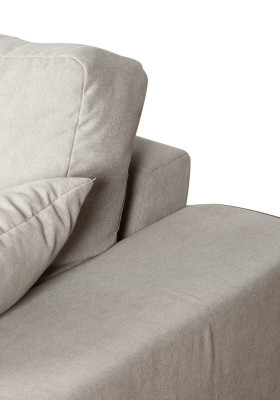Sofa 4-Sëtzer Stoffsofa Luxus Designer Couch Couchen grouss Polster Lümmel 274cm