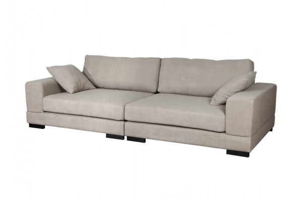 Sofa 4-Sëtzer Stoffsofa Luxus Designer Couch Couchen grouss Polster Lümmel 274cm