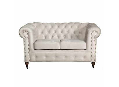 Chesterfield Oxford 2-Sëtz Sofa mat Schlafterfunktion Couch Polster Sofas Couchen Neit