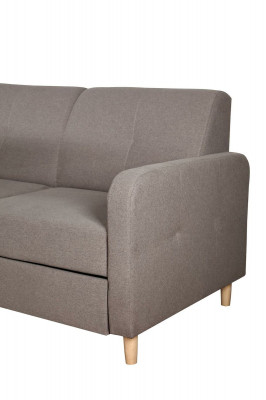 Eckcouch L-Form Couch Design Polster Modern Textil Schlofffunktion Gro Stoff