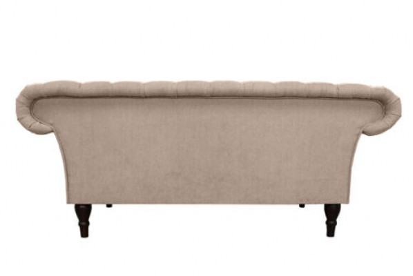 3-Sëtzer Couch Polster Sofa Chesterfield Couechen Dräisëtzer Kënschtlecher Lieder