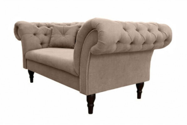 3-Sëtzer Couch Polster Sofa Chesterfield Couechen Dräisëtzer Kënschtlecher Lieder