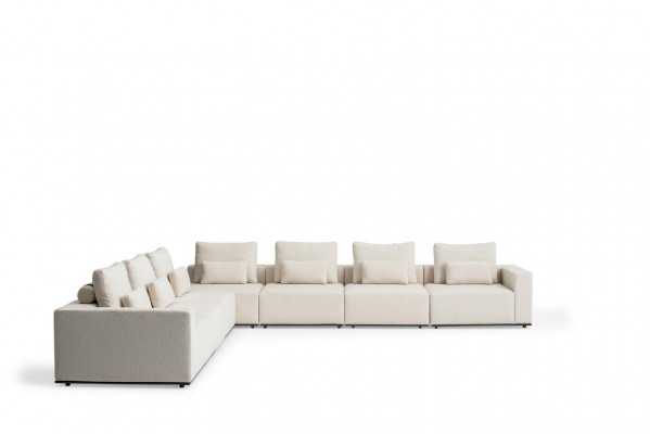 Stoffcanapé Eckcanapé L-Form Canapé Polstermébel Relaxcanapé Grousst Canapé