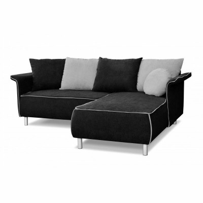 Design Ecksofa Sofa Bettfunktioun Couch Polster Sëtz Eck Sofas Schlofschof Bett