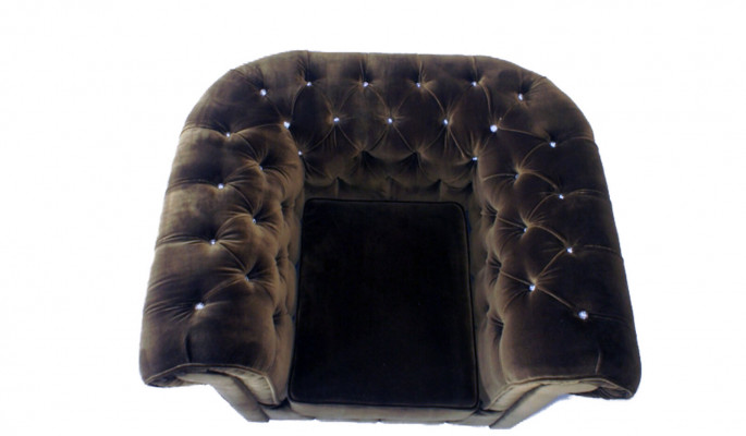 SESSEL CANAPÉ SOFA TELESCHEIER LOUNGE POLSTER CHEF BÜRO DREIENDEN SESSEL CHESTER 13